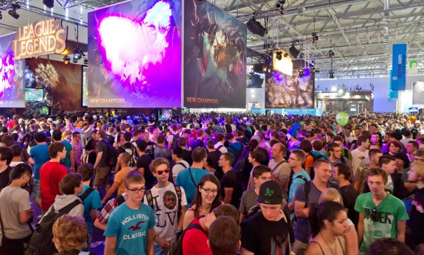 Stand: Riot Games, Halle 8